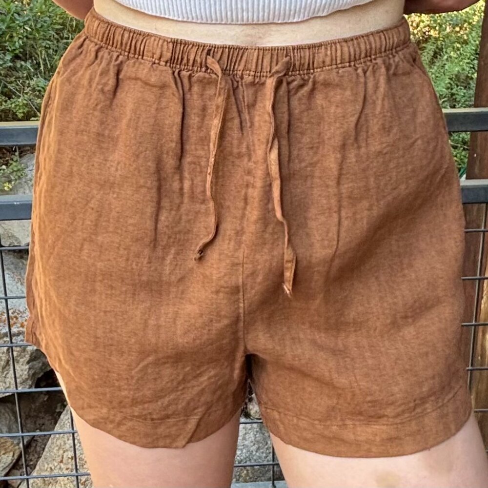 Academy Brand (AU) Riviera Linen Short, Size 8, Gingerbread Color, NWT